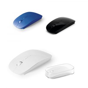 Mouse wireless em ABS