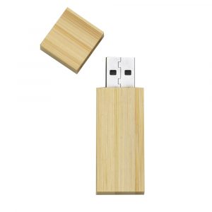 Pen drive de bambu