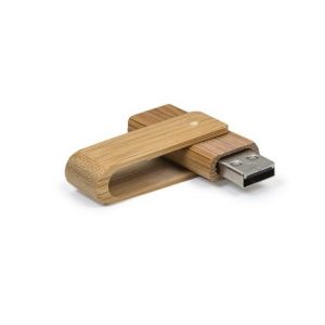 Pen Drive 4GB/8GB/16GB Giratório Bambu