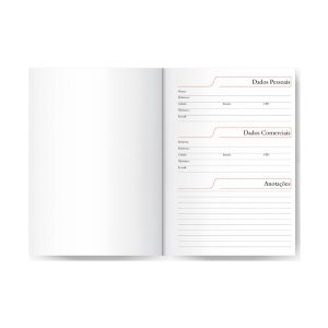 Agenda Vertical Marrom