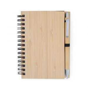 Caderno ecológico com caneta