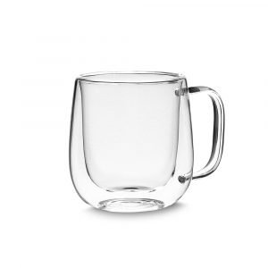 Caneca 250ml de vidro borossilicato