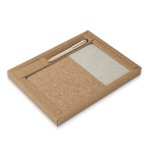 Kit caderno e caneta