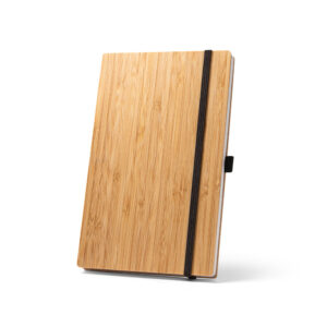 Caderno A5 em placa de bambu