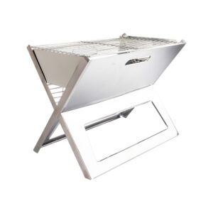 Churrasqueira portátil em aço inox