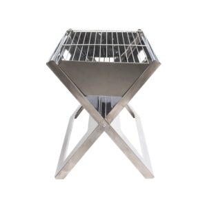 Churrasqueira portátil em aço inox