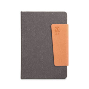 TAGORE B5. Agenda B5 em pele reciclada
