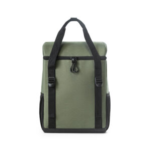 ROMA L. Cooler. Mochila térmica almofadada em ripstop poliéster reciclado 600D com interior forrado em PEVA 16 L