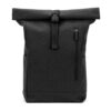SAINT. Mochila “roll top” em algodão reciclado e poliéster reciclado (380 g/m²)