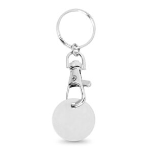 FIDO. Chaveiro em metal com formato de moeda
