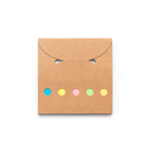 AINSLEY. Conjunto para escritório, em papel 100% reciclado, com 6 blocos adesivados