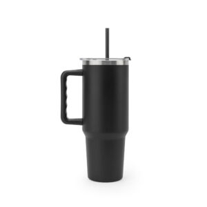 JOYNER XL. Copo de viagem térmico, de grande dimensão, em aço inoxidável 91% reciclado de parede dupla isolada a vácuo (1300 mL)