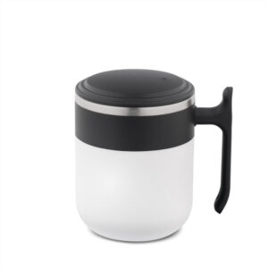 MALDINI. Caneca de viagem com parede interior em aço inox e acabamento mate 400 mL