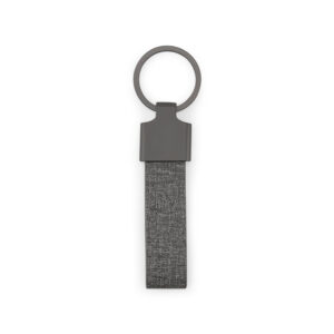 RAVEN. Chaveiro em metal e PET 30% reciclado