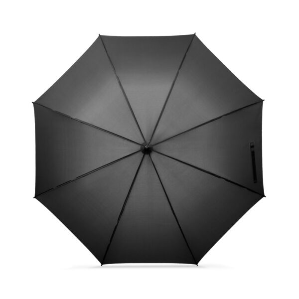 MATEO. Guarda-chuva de gigante (30″) em pongee, ideal para enfrentar condições climáticas adversas