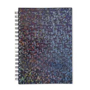 CADERNO HOLOGRÁFICO COM PAUTA