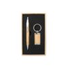 KIT CANETA E CHAVEIRO BAMBU