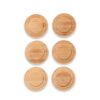 KIT PORTA-COPOS BAMBU 6 PEÇAS