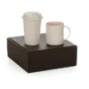 KIT COM COPO E CANECA EM FIBRA DE BAMBU