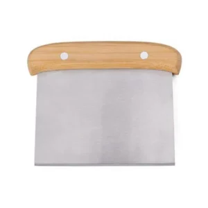 ESPÁTULA MULTIUSO EM BAMBU / INOX - 13,5X11,5CM