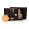KIT QUEIJO E VINHO COM ESPAÇO PARA GARRAFA – 7 PÇS – NÃO ACOMPANHA GARRAFA