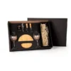 KIT QUEIJO E VINHO COM ESPAÇO PARA GARRAFA – 7 PÇS – NÃO ACOMPANHA GARRAFA