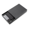 Mini caderno A6 em RPET com caneta