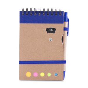 Mini caderno A6 com caneta