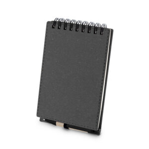 Mini Caderno A6 de anotações com caneta