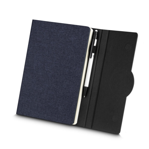 Caderno A5 Capa em RPET e Detalhe em Bambu