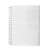 Caderno B5 planner capa em Percalux