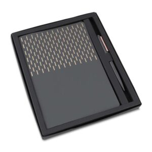 Kit Escritório A5 Capa em PU e Caneta Metalica