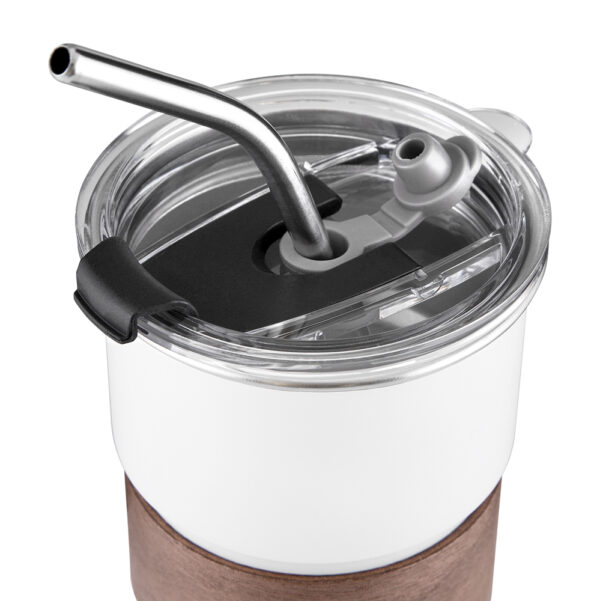 Copo em inox com canudo