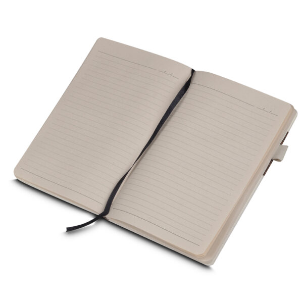 Caderno A5 Capa em Fibra de Cana de Açúcar e Café
