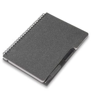 Caderno A5 Capa em Papelão Reciclado c/ Caneta