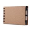 Mini Caderno A6 de anotações com caneta