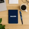 BLOCO PARA ANOTAÇÕES COM CANETA – AZUL