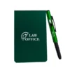 BLOCO PARA ANOTAÇÕES COM CANETA – VERDE