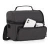 BOLSA TÉRMICA EM RPET –  CINZA ESCURO – 10L