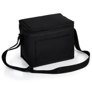 BOLSA TÉRMICA PRETA - 4L - 20X15X16CM -  NÃO IMPERMEÁVEL