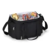BOLSA TÉRMICA PRETA EM POLYESTER 600D, 300D E PEVA – 15L