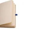 CADERNETA S/ PAUTA – 12,2X17CM – BEGE/AZUL