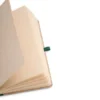 CADERNETA S/ PAUTA – 12,2X17CM – BEGE/VERDE