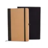 CADERNETA S/ PAUTA – 14X21CM – BEGE/PRETO