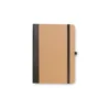 CADERNETA S/ PAUTA – 9,5X15,5 CM – BEGE/PRETO