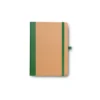 CADERNETA S/ PAUTA – 9,5X15,5 CM – BEGE/VERDE