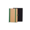 CADERNETA S/ PAUTA – 9,5X15,5 CM – BEGE/VERDE