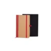 CADERNETA S/ PAUTA – 9,5X15,5 CM – BEGE/VERMELHO