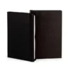 CADERNETA S/ PAUTA PRETO – 14X21 CM