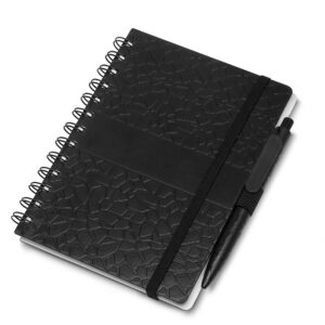 Caderno B6 Capa em ABS com Caneta